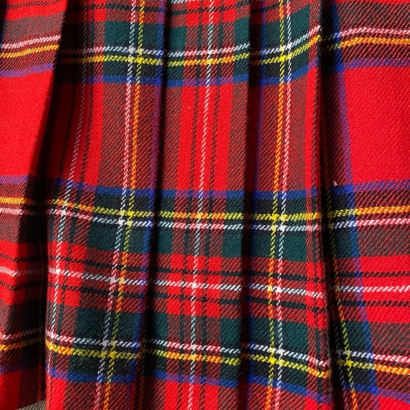 The Scotch House Wool Plaid Warp Skirt - Picture 10 of 16